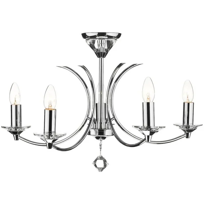 Dar Lighting MEDUSA MED0550 Kronleuchter 5x40W/E14
