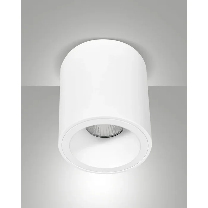 Deckenstrahler GUAMO �xH 9×9,5cm 1xGU10 IP20 r�ckversetzt, rund, wei�