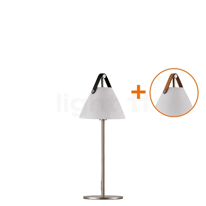Design for the People Strap Tischleuchte Opalglas