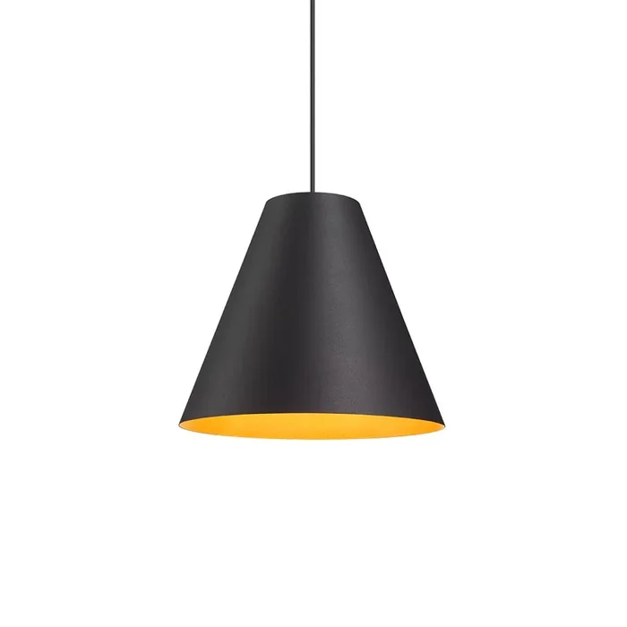 Design-Pendelleuchte SHIEK 4.0, � 25cm, E27 max. 20W, ohne Baldachin (Kabel offen), schwarz-gold