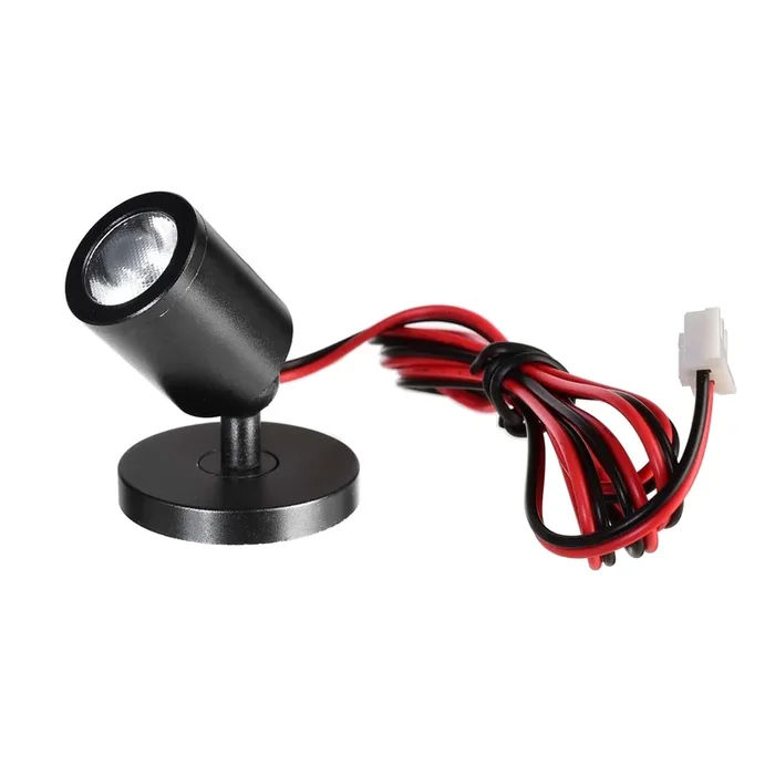 Displayleuchte HERCULIS MAGNETIC, 3V DC, 350 mA, 1W, 3000K, schwarz
