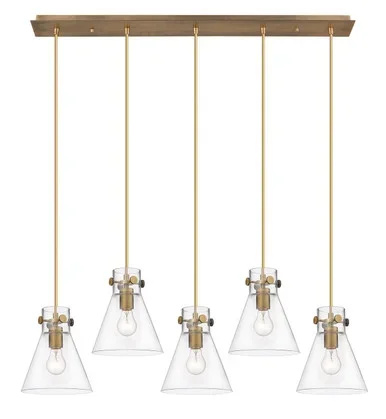 Downtown Urban Eight Light Linear Pendant (125-410-1PS-G411-8)