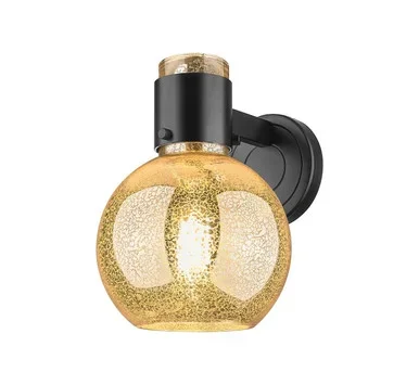 Downtown Urban One Light Wall Sconce (464-1W-BK-G464B-7ME)