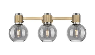 Downtown Urban Three Light Bath Vanity (464-3W-BB-G464B-7SM)
