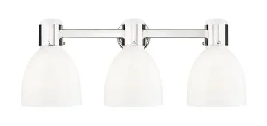 Downtown Urban Three Light Bath Vanity (464-3W-PN-G464D-7GW)