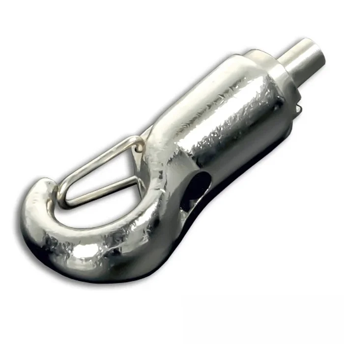 Drahtseilhalter Haken mit Aush�ngesicherung f�r Stahlseil 1,2-1,5mm