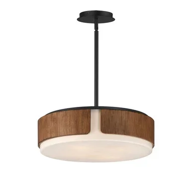 Draughtsman Four Light Semi Flush Mount – Pendant (21716SWWNBK)