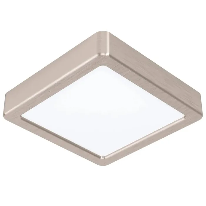 Eglo – Deckenleuchte aus Edelstahl Fueva 5 16 x 16 cm