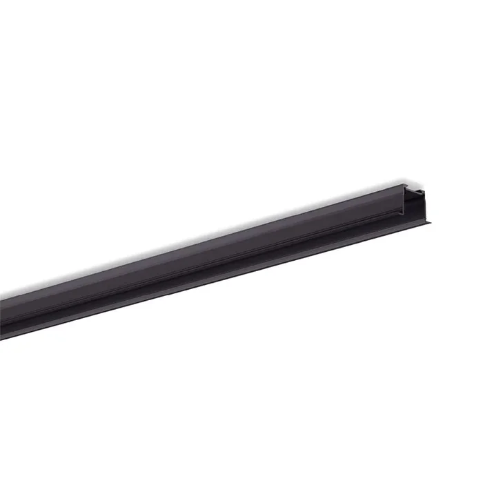Einbau-Aluminium-Profil f�r 2 LED Strips, Fl�gel-Profil MEDIUM, 200cm, schwarz