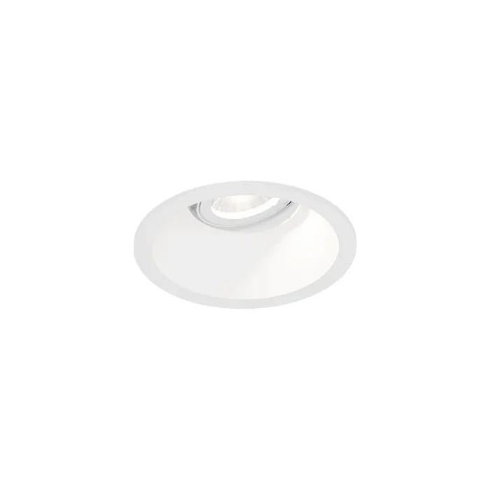 Einbaustrahler DEEP ADJUST PETIT 1.0, IP20, 350mA, CRi >90, kardanisch, Clipfedern, 6W 3000K 56�, mattwei�
