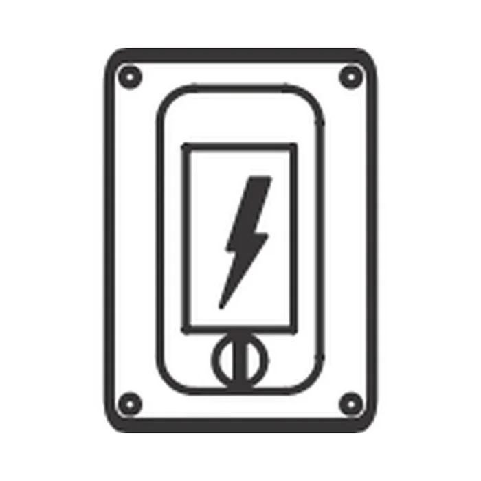 Einsatz f�r Albert Energies�ule Typ Nr. 4405 /-07 /-09 – Modul f�r max. 2 Hutschienen-Elemente, IP65, klares Fenster