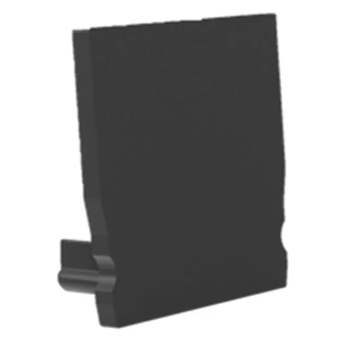 Endkappe f�r Profil + Cover S, Endcap SMALL U-Profil 17.3/18.3, schwarz