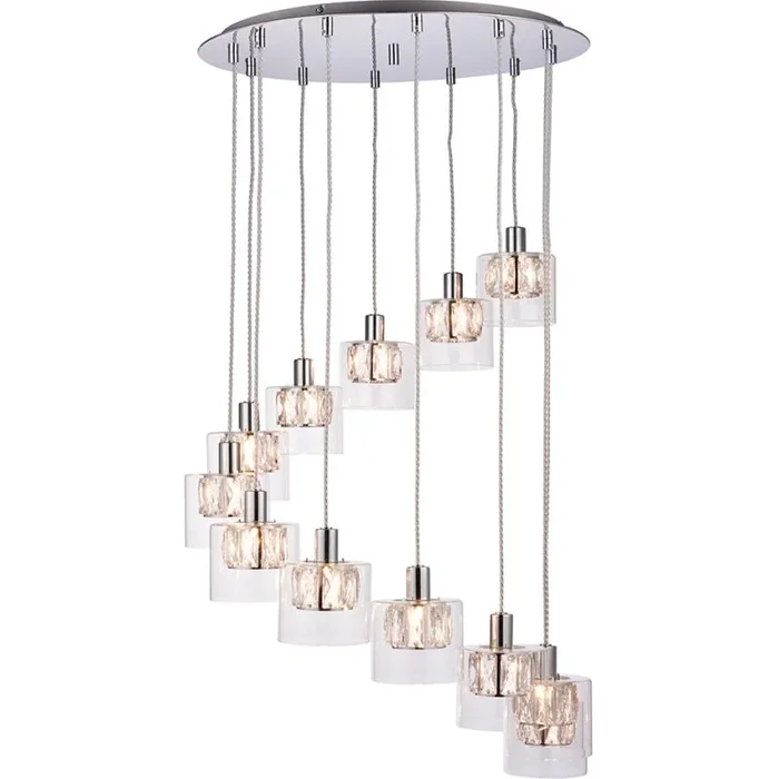 Endon VERINA 76518 Pendelleuchte 12x28W/G9 IP20