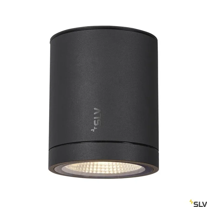 ENOLA ROUND M, Outdoor LED Deckenaufbauleuchte anthrazit