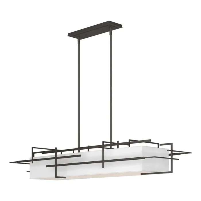 Etch Pendant – Dark Smoke – Natural Anna Shade