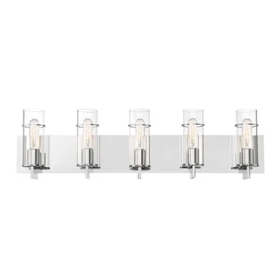 Eurofase Pista Five Light Bathbar in Chrome – 34136-010