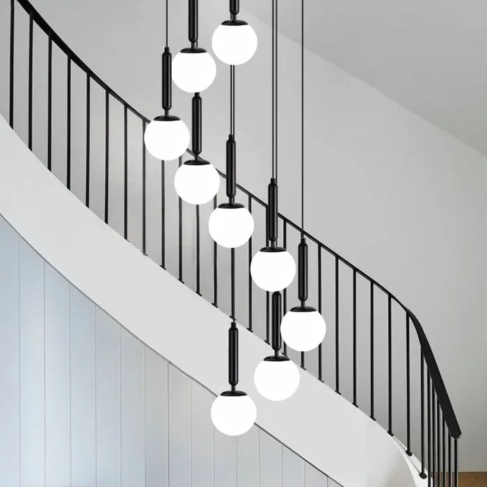 Extra Large Nordic Minimalist Long Pendant Light for Spiral Staircase/High-ceiling RoomVL-X-04992