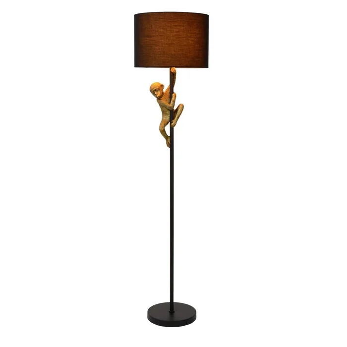 EXTRAVAGANZA CHIMP Stehlampe Ø 35 cm 1xE27 Schwarz