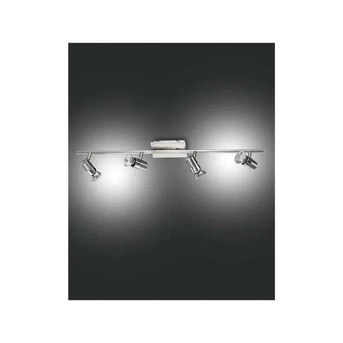 Fabas Luce Alice Spot 4-flammig nickel satiniert/chrom GU10 2554-80-178