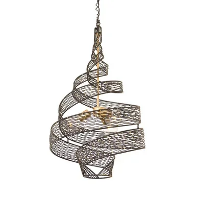Flow Three Light Pendant (240P03MBFG)