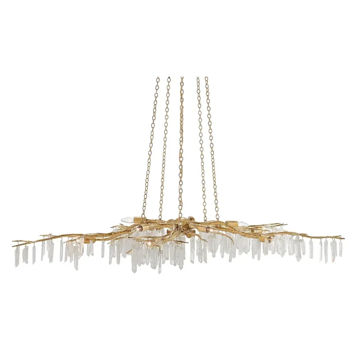 Forest Light Gold Chandelier – Washed Lucerne Gold/Natural9000-0040