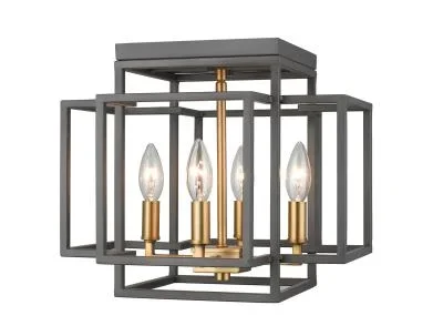 Four Light Flush Mount874490