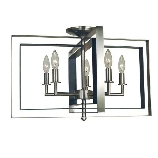 Framburg 4862 Symmetry 5-Light Semi Flush Mount