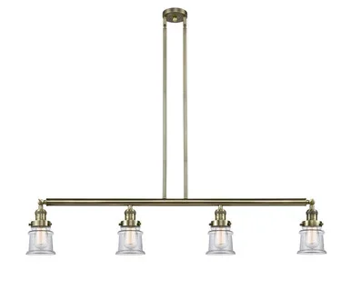 Franklin Restoration Four Light Island Pendant (214-AB-G182S)