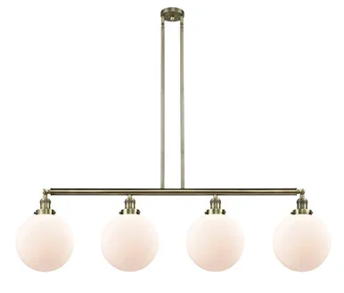 Franklin Restoration Four Light Island Pendant (214-AB-G201-10)