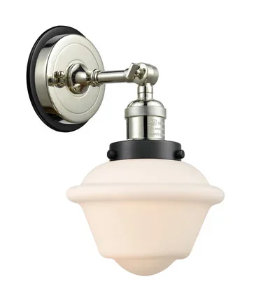 Franklin Restoration One Light Wall Sconce (203PN-BPBK-HRBK-G531)