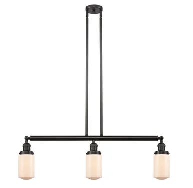 Franklin Restoration Three Light Island Pendant (213-OB-G311)