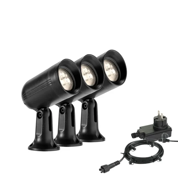 GardenLights – Strahler für den Garten Xiro 3er-Set