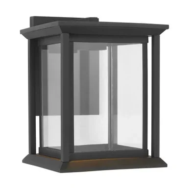 Generation Lighting Audley Lantern in Textured Black – GLO1281CDL-TXB