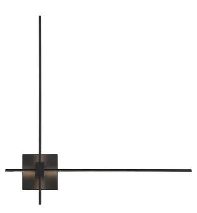 George Kovacs Parker LED Wall Sconce in Coal – P1436-66A-L