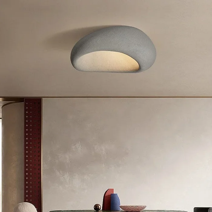 Grey Wabi Ceiling Lamp
