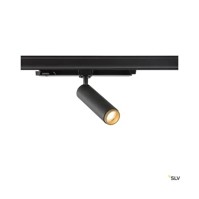 GRIP! M, 3~ Spot, zylindrisch, 2700 K, 20 W, DALI, Touch, 42°, schwarz / gold