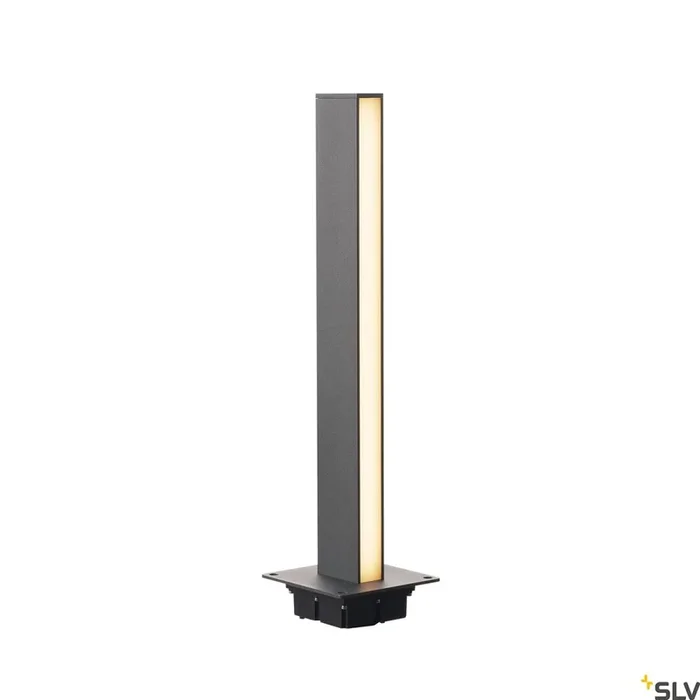 H-POL 60, Wege- und Standleuchte, einflammig, LED, 3000 K, anthrazit, L/B/H 16,5/16,5/66 cm