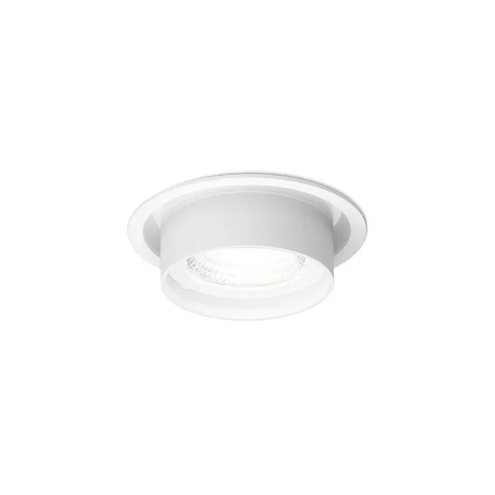 Halb-Einbaustrahler RINI SNEAK IP44 1.0 – MR16, IP44, 12V, GU5.3, QR-CBC51 max. 12W, Clipfedern, starr, Wei�