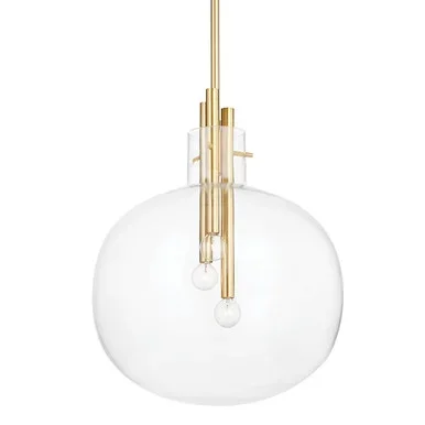 Hempstead Three Light Pendant (3918-AGB)