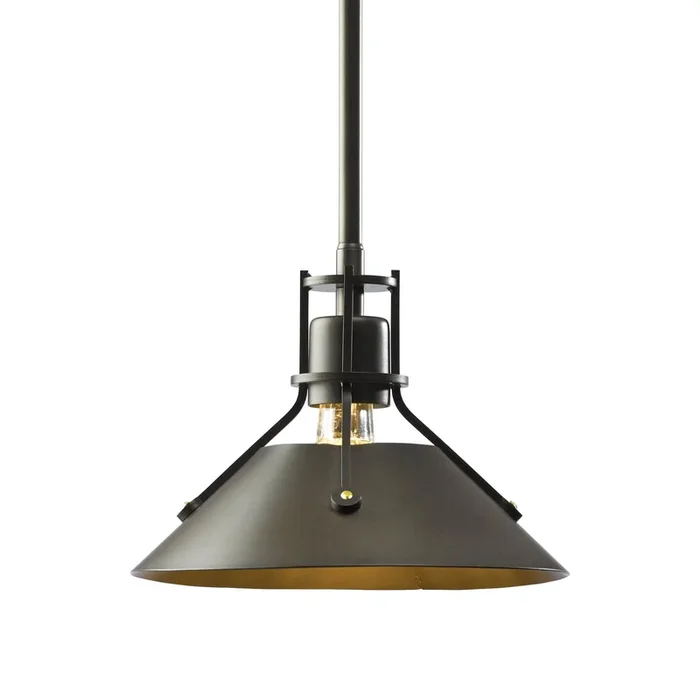 Henry Mini Pendant 1-Light Dark Smoke Accent in Black184250-SKT-MULT-10-07