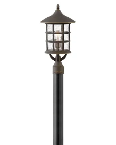 Hinkley Freeport Coastal Elements LED Post Top or Pier Mount Lantern in Oil Rubbed Bronze – 1861OZ-LV