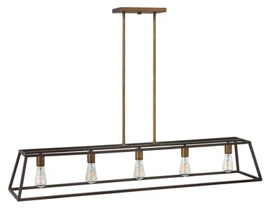 Hinkley Fulton LED Linear Chandelier in Bronze – 3335BZ