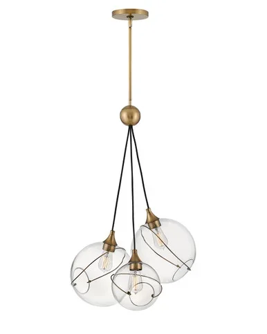 Hinkley Skye LED Pendant in Heritage Brass – 30304HBR
