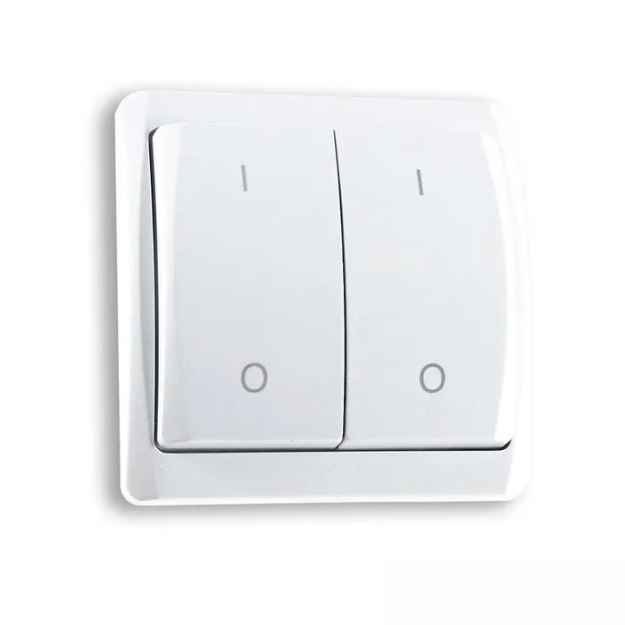 Infrarot-Panel CONTROL 2-fach Funk-Wandsender, batteriebetrieben (A23 nicht enthalten), IP20