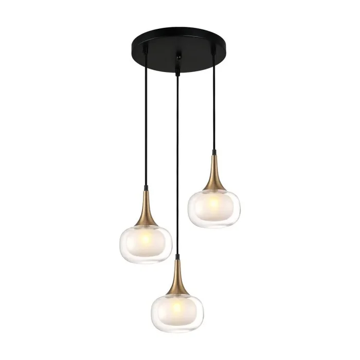 Italux KONILA PND-99709-3A-BRO-CL Pendelleuchte 3x10W/G9 IP20