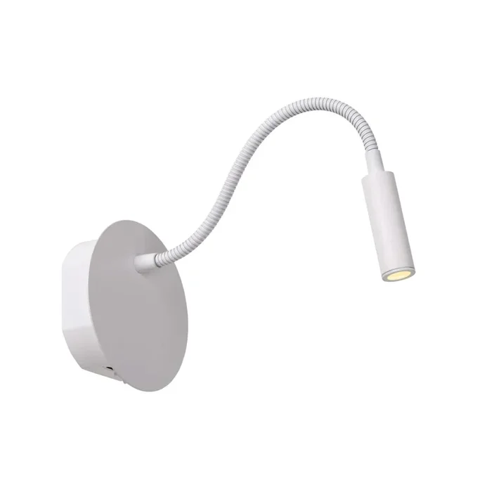 JOLIJN wiederaufladbare Bettlampe / Wandleuchte Akku/Batterie Ø 11 cm LED 1x2W 3000K Magnetisch Weiß