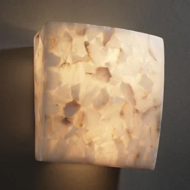Justice Designs Alabaster Rocks Two Light Wall Sconce – ALR-5120