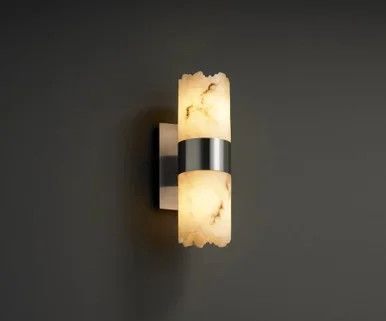 Justice Designs LumenAria Two Light Wall Sconce in Brushed Nickel – FAL-8762-12-NCKL