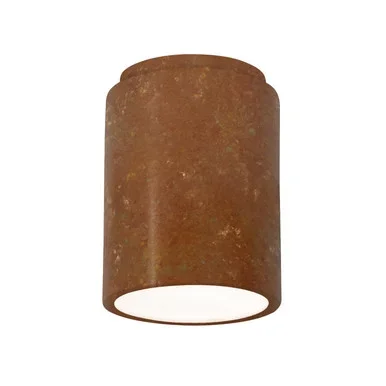 Justice Designs Radiance LED Flush-Mount in Rust Patina – CER-6100-PATR-LED1-1000