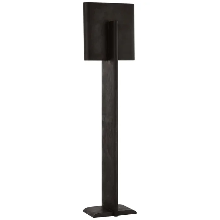 Kelly Wearstler Lotura 72″ Intersecting Floor Lamp in Museum Black W18.5″ x H72″KW 1440MBL